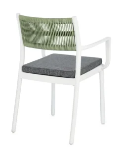 SEDIA C-BR C-C ALVIN BIANCO/VERDE