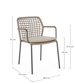 SEDIA C-BR C-C CANAR ANTRACITE