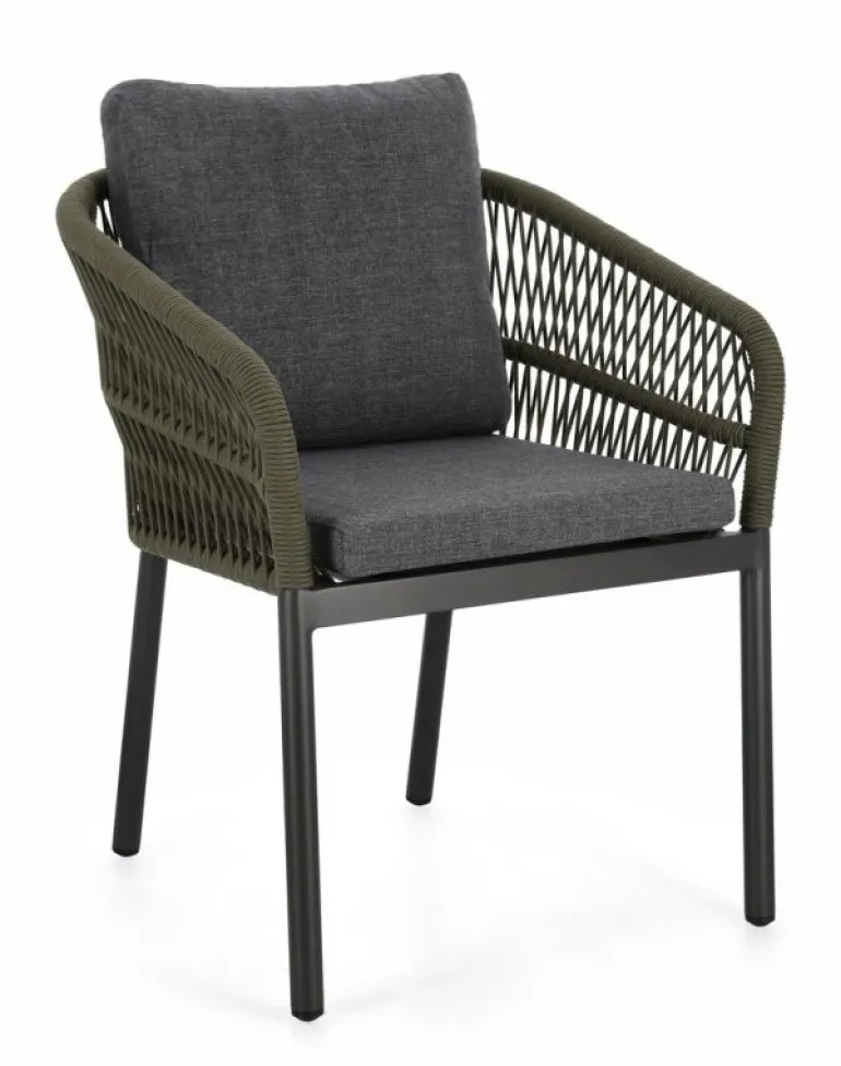 SEDIA C-BR C-C GALDANA ANTRACITE/VERDE