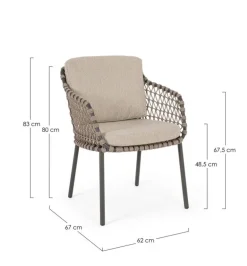 SEDIA C-BR C-C IVISSA ANTRACITE