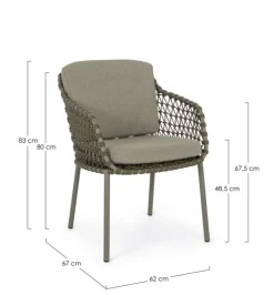 SEDIA C-BR C-C IVISSA VERDE