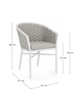 SEDIA C-BR C-C MARGALIDA BIANCO
