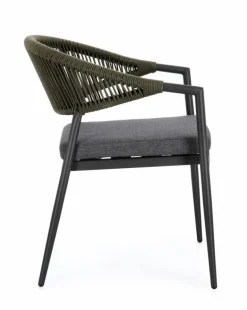 SEDIA C-BR C-C MILLOR ANTRACITE/VERDE