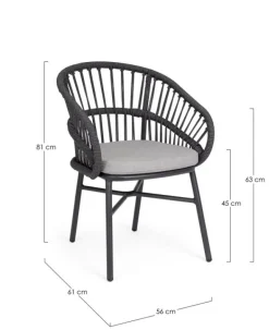 SEDIA C-BR C-C ODIVELAS ANTRACITE