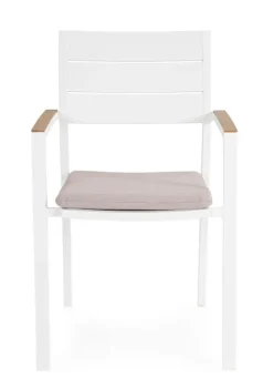 SEDIA C-BR C-C ZELMAR BIANCO YK11