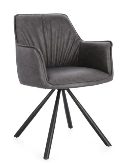 SEDIA C-BR GIREV.BREVAL GRIGIO