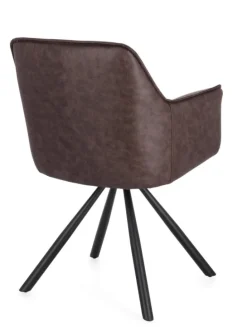 SEDIA C-BR GIREV.BREVAL MARRONE SCURO