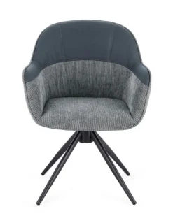 SEDIA C-BR GIREVOLE ISOTTA GRIGIO