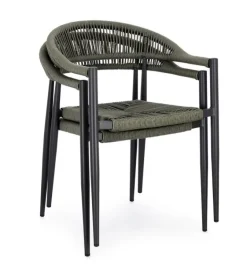 SEDIA C-BR JANDIA ANTRACITE/VERDE