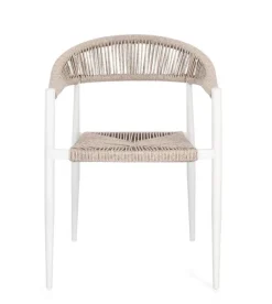 SEDIA C-BR JANDIA BIANCO/BEIGE