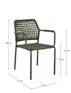 SEDIA C-BR RAJADA ANTRACITE/VERDE