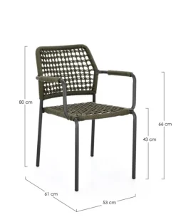 SEDIA C-BR RAJADA ANTRACITE/VERDE