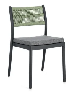 SEDIA C-C ALVIN ANTRACITE/VERDE