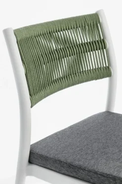 SEDIA C-C ALVIN BIANCO/VERDE