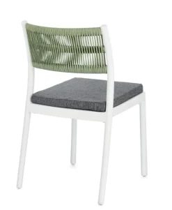 SEDIA C-C ALVIN BIANCO/VERDE