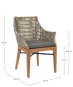 SEDIA CON CUSCINO - KEILANI