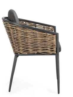 SEDIA CON CUSCINO ANTRACITE YK13 - MARIBELA