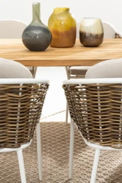 SEDIA CON CUSCINO BIANCO YK11 - MARIBELA