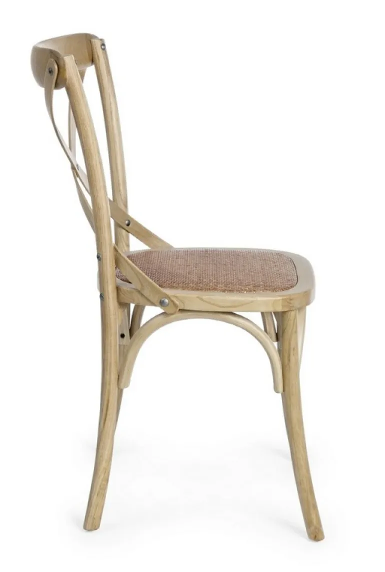 SEDIA CROSS MARRONE NATURALE