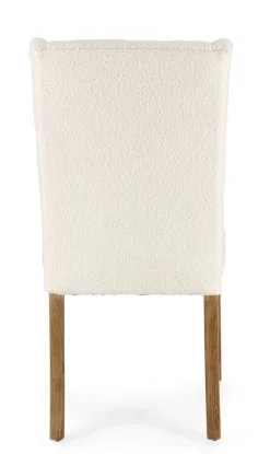 SEDIA EFFETTO BOUCLE' NATURALE - COLUMBIA