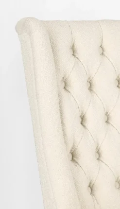 SEDIA EFFETTO BOUCLE' NATURALE - COLUMBIA