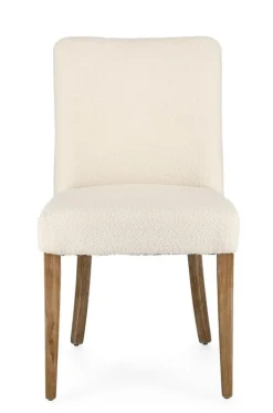 SEDIA EFFETTO BOUCLE' NATURALE - BEATRIZ