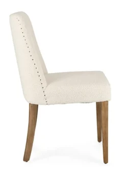 SEDIA EFFETTO BOUCLE' NATURALE - BEATRIZ