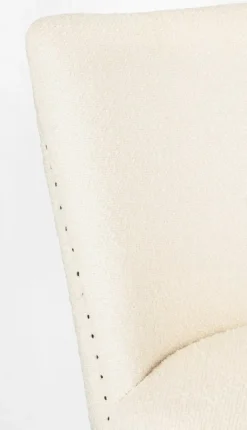 SEDIA EFFETTO BOUCLE' NATURALE - BEATRIZ