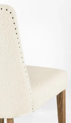 SEDIA EFFETTO BOUCLE' NATURALE - BEATRIZ