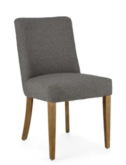 SEDIA EFFETTO BOUCLE' GRIGIO - BEATRIZ