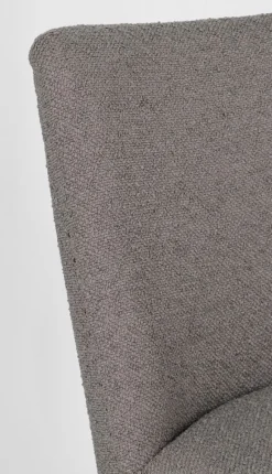 SEDIA EFFETTO BOUCLE' GRIGIO - BEATRIZ