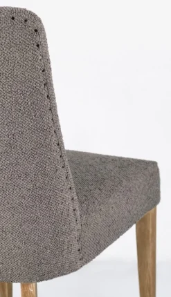 SEDIA EFFETTO BOUCLE' GRIGIO - BEATRIZ