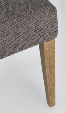 SEDIA EFFETTO BOUCLE' GRIGIO - BEATRIZ