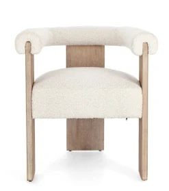 SEDIA EFFETTO BOUCLE' NATURALE - AGAPE