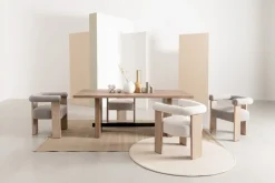 SEDIA EFFETTO BOUCLE' NATURALE - AGAPE