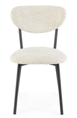 SEDIA EFFETTO BOUCLE' NATURALE - LUDMILLA