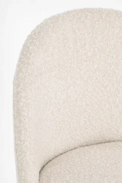 SEDIA EFFETTO BOUCLE' ORO/AVORIO - TANYA