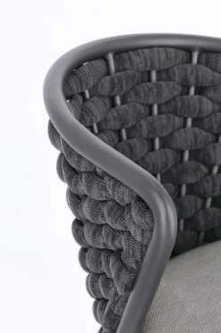 SEDIA IN ALLUMINIO ANTRACITE QS22/GRAPHITE - HARLOW