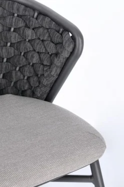 SEDIA IN ALLUMINIO ANTRACITE QS22/GRAPHITE - HARLOW