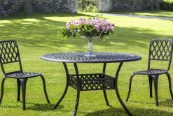 SEDIA IN ALLUMINIO ANTRACITE - FAENZA