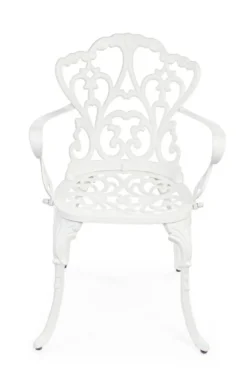 SEDIA IN ALLUMINIO BIANCA - VICTORIA