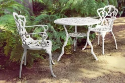 SEDIA IN ALLUMINIO BIANCA - VICTORIA