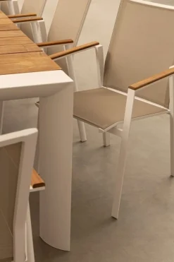 SEDIA IN ALLUMINIO BIANCO GK50 - CAMERON