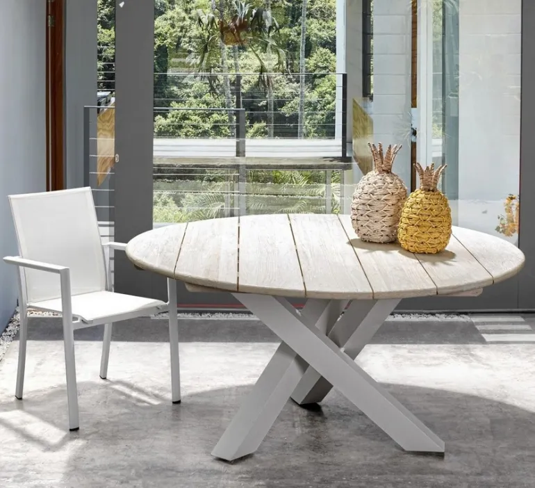 SEDIA IN ALLUMINIO IMPILABILE BIANCO CX21 - KONNOR