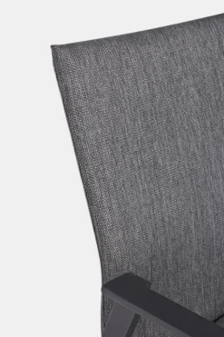 SEDIA IN ALLUMINIO IMPILABILE ANTRACITE JX55 - ODEON