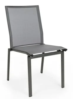 SEDIA IN ALLUMINIO IMPILABILE ANTARCITE GK52 - CRUISE