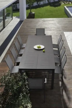 SEDIA IN ALLUMINIO IMPILABILE ANTARCITE GK52 - CRUISE