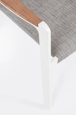 SEDIA IN ALLUMINIO IMPILABILE BIANCO WG20 - JALISCO