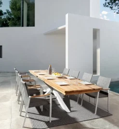 SEDIA IN ALLUMINIO IMPILABILE BIANCO WG20 - JALISCO