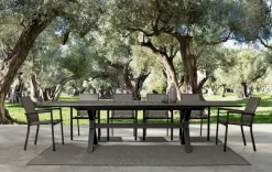 SEDIA IN ALLUMINIO IMPILABILE ANTRACITE CX23 - KONNOR